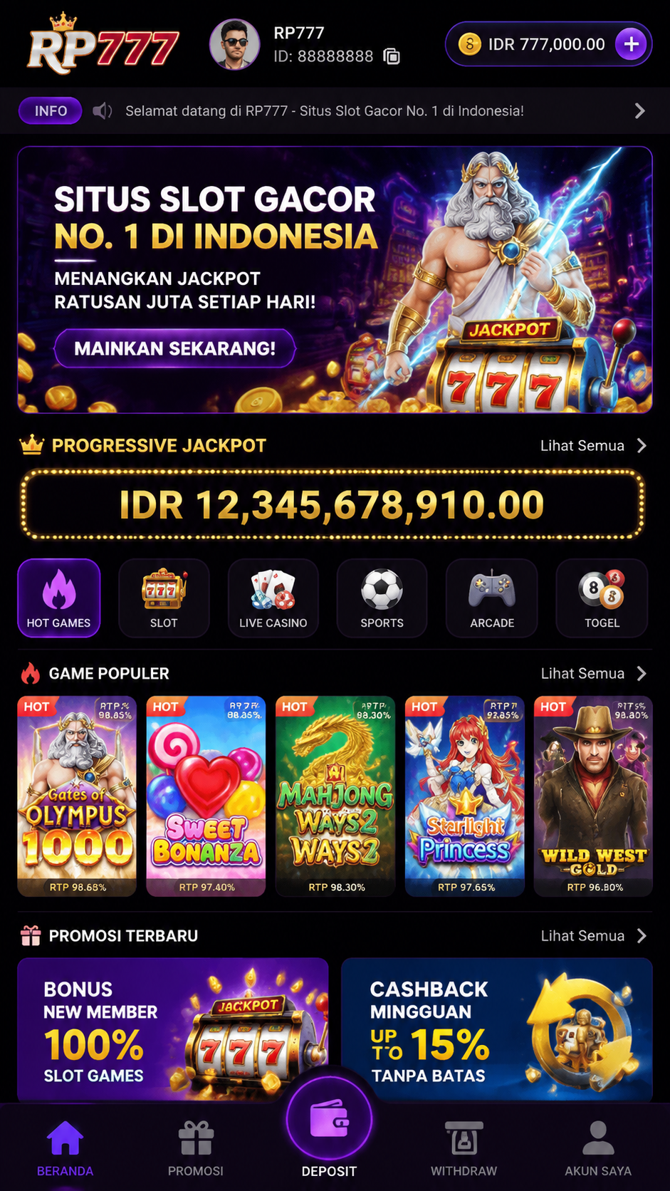 Screenshot 1 rp777